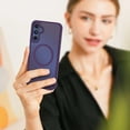 thumbnail image 5 of Ebizware Magnetic Protective Case for Samsung Galaxy A15 5G with MagSafe and Magnetic Car Phone Holder, TPU Thin Phone Case Cover Shockproof Anti-Fingerprint-Purple, 5 of 7