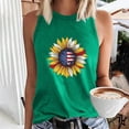 thumbnail image 2 of XIAfhje Women's Tank Tops America Flag Shirt Sexy Tops Fashion Casual Round Neck Sleeveless Print Tops Tank Top Blouse Casual Blouse Loose Tee Summer T Shirts Vest, 2 of 4