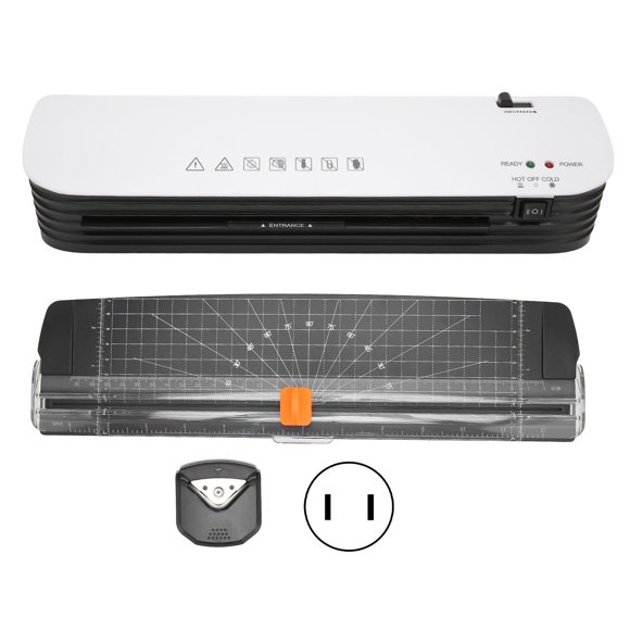 Laminator,260W 9in Hot Cold Office Laminator Laminating Machine Next-Gen Design