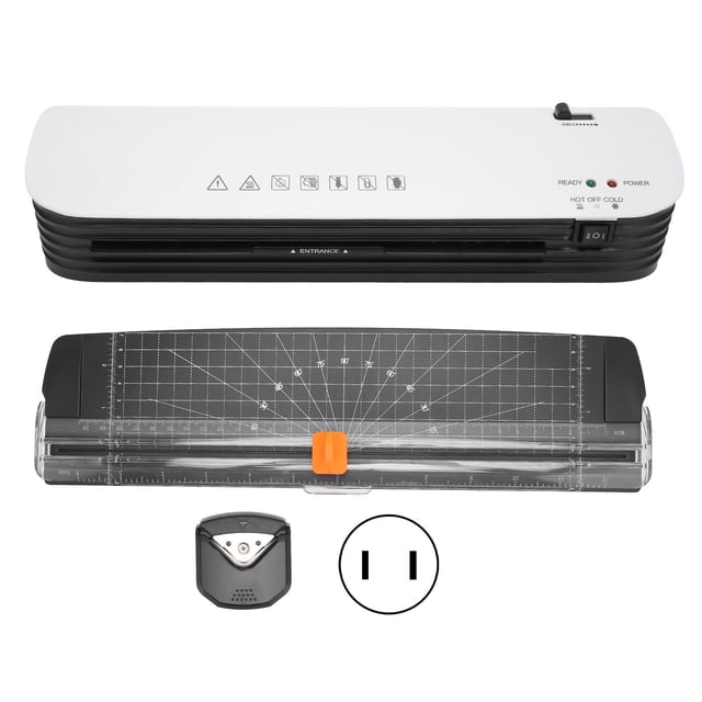 Laminator,260W 9in Hot Cold Office Laminator Laminating Machine Next-Gen Design