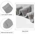 thumbnail image 4 of SERISIMPLE Women Thin Ankle Socks Bamboo Crew Lightweight Soft Breathable Socks 5 Pairs (grey, Large), 4 of 6
