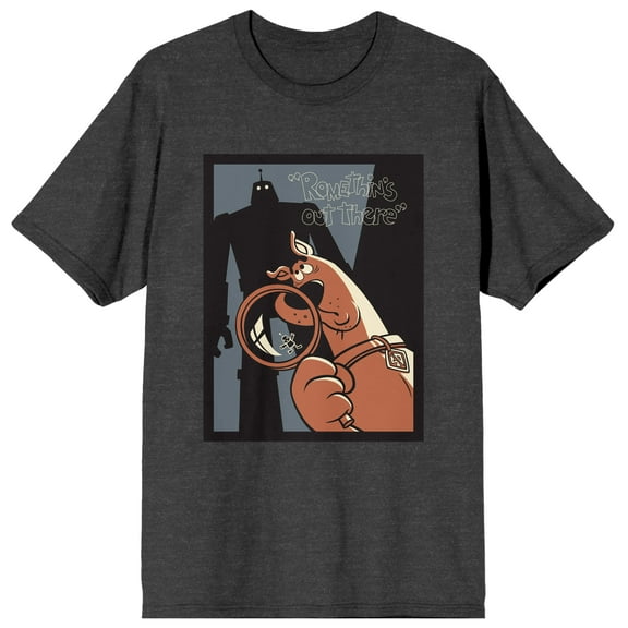 Scooby Doo Men's Charcoal Heather Graphic Character Tee - M