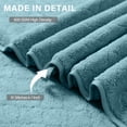 thumbnail image 6 of Beartech 4 Pack Large Size Microfiber Bath Towel Set 35×70 IN, Soft Highly Absorbent Quick Dry Shower Bath Towels, Lint Resistant Multipurpose Bathroom Towels for Family Home Hotel Spa, Pine Green, 6 of 8