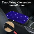 thumbnail image 4 of Car Armrest Cover with Crystal Decoration Protective Pad for Center Console Interior Accessory with Soft Material, 4 of 5