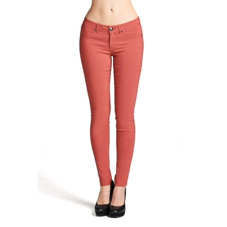- Emmalise Women's Basic Jean Look Jeggings Tights Spandex Skinny Leggings Bottoms