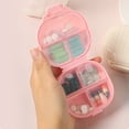 thumbnail image 1 of EGNMCR MoistureProof Mini Weekly Organizer Box 7 Grids Portable For Travel With Removable Individual Containers Plastics Storage device, 1 of 6