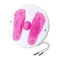 thumbnail image 2 of Ab que tuerce la cintura máxima de la carga 265lb de los equipos de los tableros que tuerce el tablero de equilibrio del disco Rosa con cuerdas shamjiam Giro de ejercicio, 2 of 8