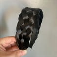 thumbnail image 1 of Fiudx Diadema para Peluca, Elegante Diseño de Trenza de Cinco Hebras, Ajuste Cómodo y Flexible, Mezcla de Colores de Cabello Natural, Ideal para Ir a La Escuela, Ir Al Trabajo, Accesorio Elegante par, 1 of 2