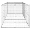 thumbnail image 2 of vidaXL Outdoor Dog Kennel Galvanised Steel 12.1 m², 2 of 4