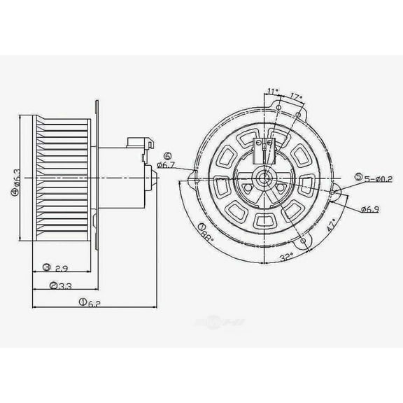 HVAC Blower Motor