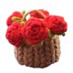 thumbnail image 4 of Mini colgantes de decoración de flores divertidas plantas de ganchillo accesorios para el Interior del coche, 4 of 6