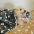 thumbnail image 6 of Puppy Blankets Super Soft Warm Sleep Mat Cute Print Flannel Throw Pet Blankets,3 Pcs (23''x15''), 6 of 7