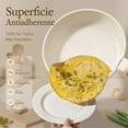 thumbnail image 2 of Batería de Cocina Ceramica de 15 Piezas con Mango Desmontable y Tapa, Juego de Ollas y Sartenes Antiadherentes con Alfombrilla para Sartén, 2 of 9