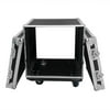(TENVOLTS)19 inch 10U Single Layer Double Door DJ Equipment Cabinet Black+Silver
