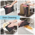 thumbnail image 2 of Yayeee 6 Pack Kitchen Dish Cloths Set for Washing Soft Drying Absorbent Microfiber Towels, UFO with Hearts Pattern, 2 of 9
