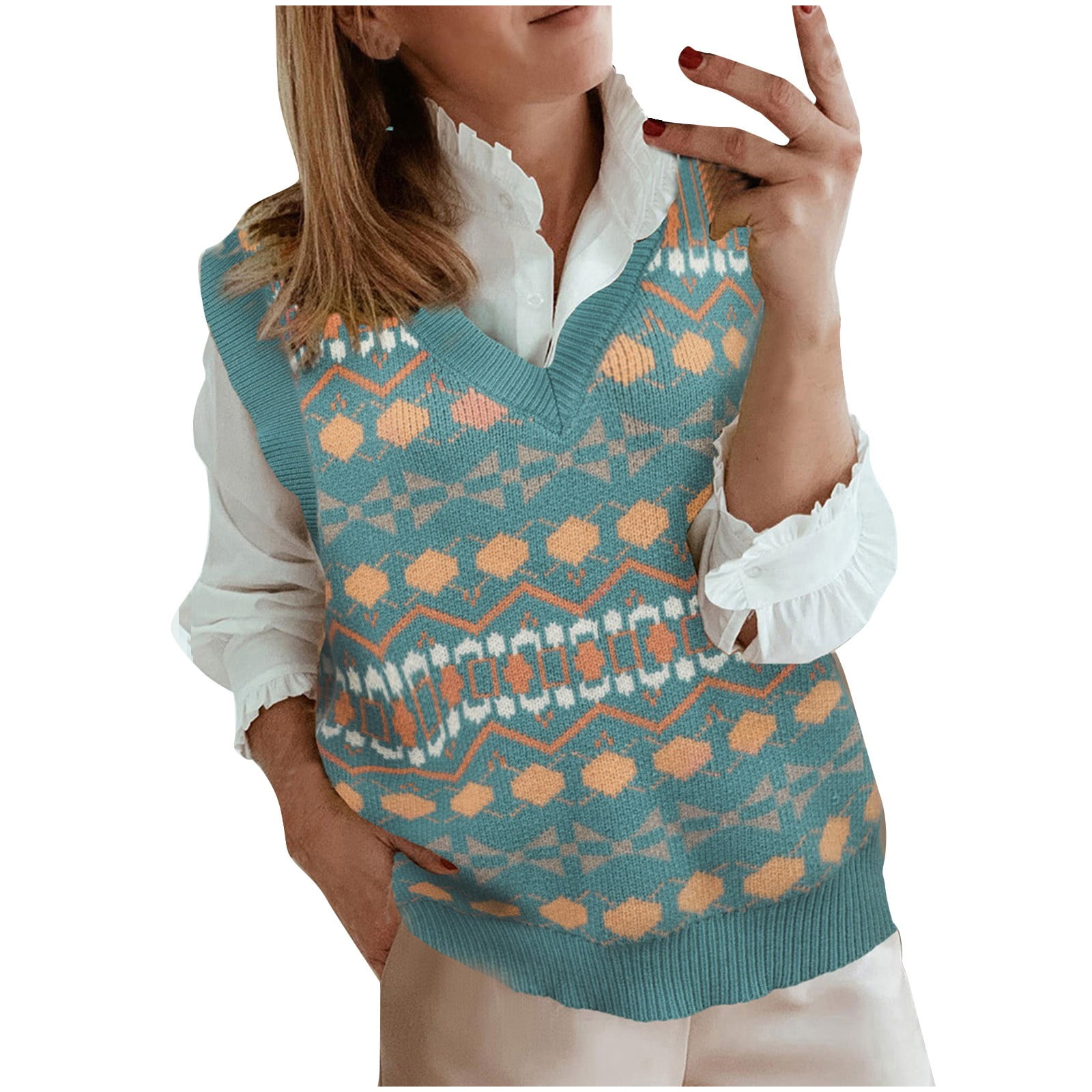 vintage sweater vest womens