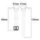 thumbnail image 3 of Correa de reloj para HUAWEI HONOR Band 6 Correa de reemplazo de pulsera de TPU (Blanco), 3 of 5