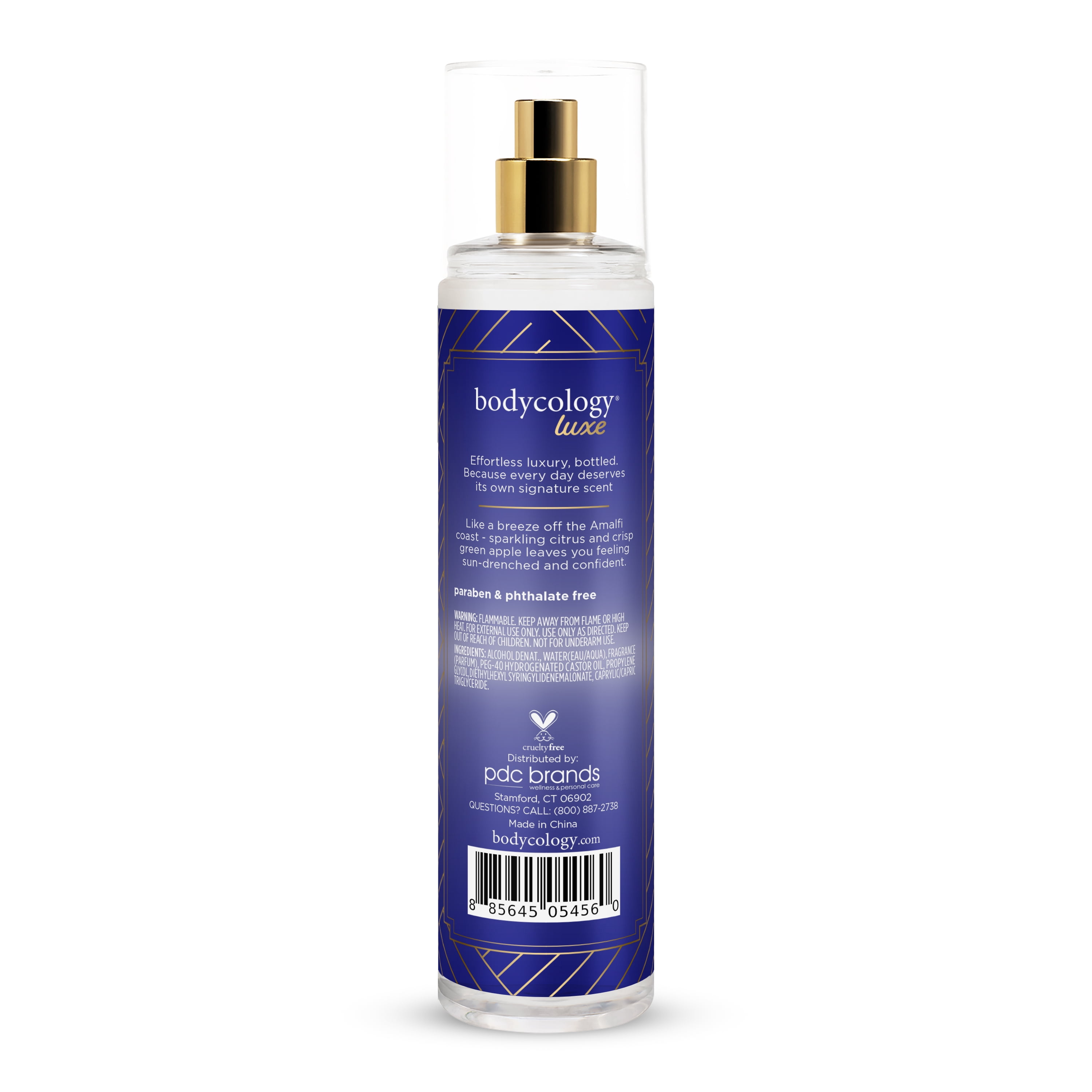 Bodycology Luxe Fragrance Body Mist, Blue Without You, 8 fl oz