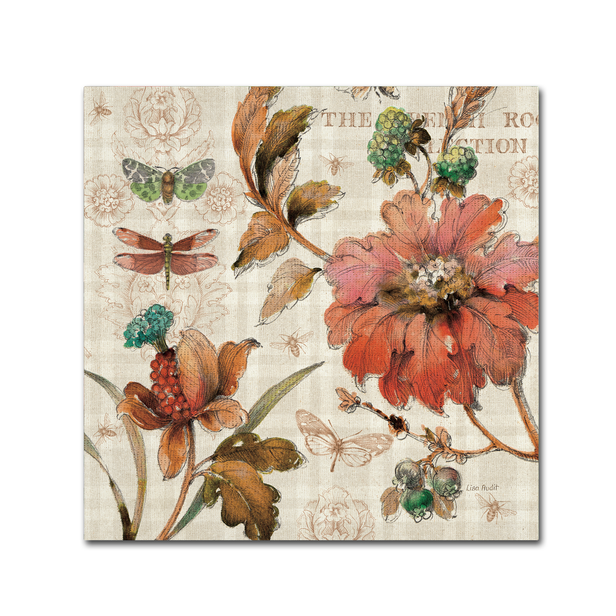 Trademark Fine Art "French Country V" Canvas Art by Lisa Audit