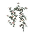 thumbnail image 2 of SHIMELE Artificial Rose Cane Ceiling Pipe Rattan Decorative Cover, 2.2m Faux Greenery Wall Hanging, Realistic 3D Floral Strips for Indoor Decoration, 2 of 5