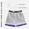 thumbnail image 3 of FORMRS Boys Swim Trunks Quick Dry Mesh Liner Boardshorts Sizes XS-XL, Blue Road, 3 of 7