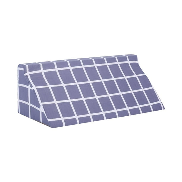 Almohada de cuña triangular transpirable y suave que soporta la cabeza y la espalda. Cuñas para la posición del cuerpo y las piernas. 60cmx25cmx20cm