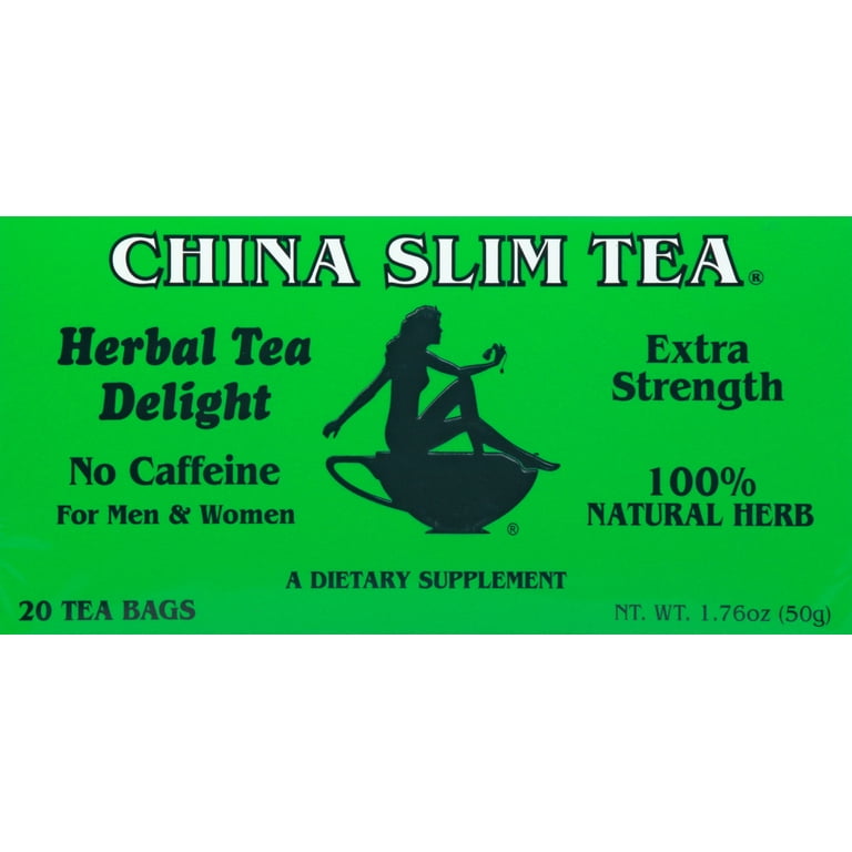 1 X China Slim Tea Extra Strength (20 Teabags) 