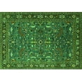 thumbnail image 1 of Ahgly Company Indoor Rectangle Oriental Green Traditional Area Rugs, 2' x 3', 1 of 4