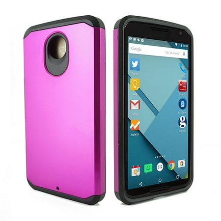 Motorola Google Nexus 6 TPU Slim Rugged Hard Case Cover (Best Nexus 5 Tpu Case)