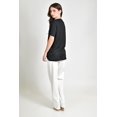 thumbnail image 3 of Blusa con detalle de perlas Roman Fashion /Juvenil, 5127 (Negro) negro G, 3 of 5