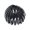 Black, variant on Women Retro Geometric Elastic Hair Loop Leopard Hairband Styling Accessories