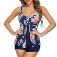 thumbnail image 2 of OAVQHLG3B Tankini Bathing Suit for Womens Swimsuits Women Two Piece Print Swimsuits Tummy Control Swimwear Tankini Beachwear Swimdress, 2 of 5