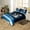 Blue, variant on Erosebridal American Football City Comforter Cover Twin,Miami Print Bedding Twin Size,Geometric Stripe Duvet Cover Twin,Luxurious Bedroom Decoration Reversible,3-Piece（No Comforter）