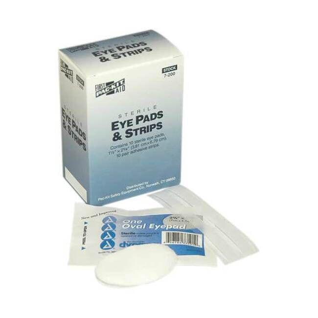 Eye Pads, Includes 10 Eye Pads/20 Strips 7-200