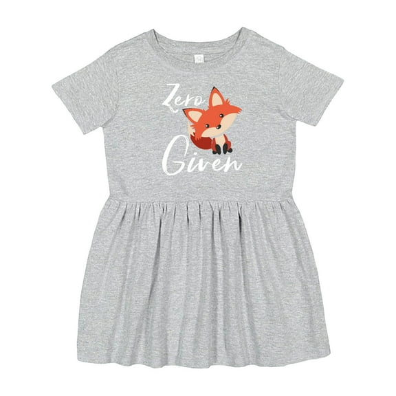 Inktastic Zero Fox Given Girls Toddler Dress