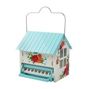 The Pioneer Woman Sweet Rose Squirrel-Proof Hopper Bird Feeder