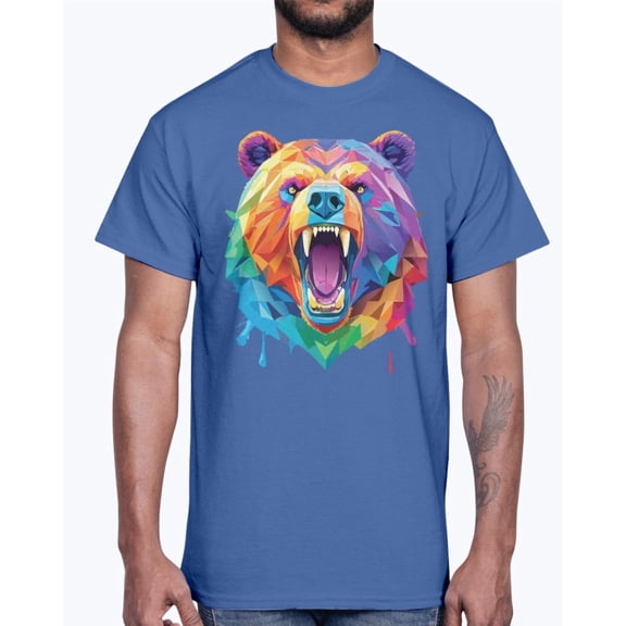 Animal Shirt, Tee Shirt with Bear, Bear Shirt