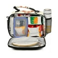 thumbnail image 2 of FORMRS Student Insulated Lunch Bag with Shoulder Strap Reusable Cooler Box for School, Light Red Flowers, 2 of 9