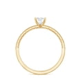 thumbnail image 3 of Rosec Jewels Lab Created Diamond Engagement Ring with Side Stones - 5 MM - EF-VS Quality, 10K Yellow Gold, US 4.00, 3 of 9