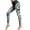 Gray, variant on Tejiojio Fall Sport Yoga Printed Mid Thigh Stretch Cotton Span High Waist Long Active Leggings