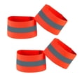 thumbnail image 1 of Bandes Réfléchissantes pour Bras, Cheville, Jambe et Poignet. Équipement Réfléchissant Haute Visibilité pour Course, Marche Nocturne et Cyclisme. Sangles Réfléchissantes de Sécurité. Très Grande Surface Réfléchissante, 1 of 5