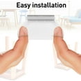thumbnail image 4 of CHWM Rectangular Chair Leg Floor Protectors, Silicone Furniture Caps,Chair Leg Covers,with Felt Pads,1" x 1 3/4"(Fit 1.84" - 2.36"),Clear.16Pack., 4 of 7