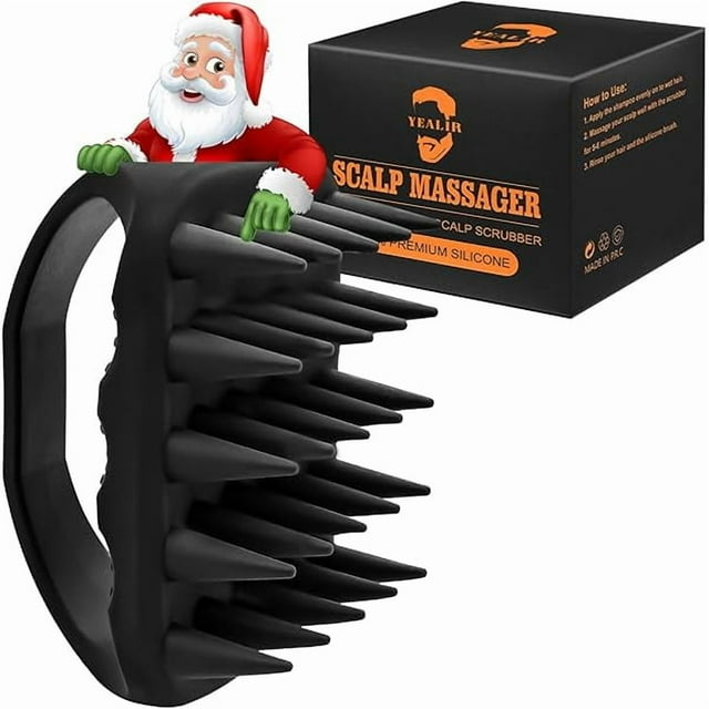 wonima11 Scalp Massager Shampoo Brush, Scalp Scrubber for Dandruff & Build Up, Scalp Massager Hair Growth - 100% Silicone, Plastic Free