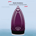 thumbnail image 3 of Plancha De Ropa Suela Cerámica Con Vapor Vertical Desinfect, 3 of 5