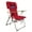 Red, variant on Cabana Life Deluxe Beach Chair with Head Pillow and Cupholder - Set of 2, High Weight Capacity