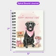thumbnail image 5 of Happy Mother's Day Labrador Retriever Love Dog Mom Heart Flower Spiral Bound Journal Lab Dog Lover Gifts 5x7in Spiral Notebook - 12004, 5 of 5