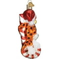 thumbnail image 2 of Old World Christmas Chester Cheetah On Candy Cane Glass Blown Ornament for Christmas Tree, 2 of 6