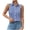 Blue, variant on Staron Women's Casual Sleeveless Button Down Collar Tank Top Striped Blouse Basic Relaxed Loose Fit Vacation Beach Travel Shirt, Red S