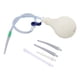 thumbnail image 2 of Ducha vaginal de silicona con cabezal curvo suave de gran capacidad de 320 ml para limpieza anal en casa., 2 of 14