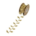 thumbnail image 1 of Abbracc Christmas Ribbon DIY Crafts Creative Accessories 32.80ft Rope Wedding Decoration Gold Leaves, 1 of 9